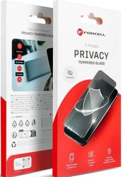 forcell privacy glass for iphone 15 black photo