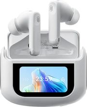 blackview enc bt54 airbuds 12 with led screen charging dock white airbuds12 w