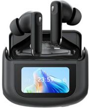 blackview enc bt54 airbuds 12 with led screen charging dock black airbuds12 b