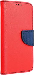 fancy book case for xiaomi redmi note 14 5g red navy photo
