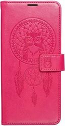 mezzo book case for xiaomi redmi note 14 5g mandala magenta photo