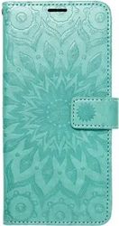 mezzo book case for xiaomi redmi note 14 pro 5g 14 pro plus 5g mandala green photo