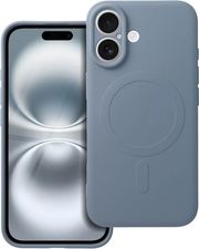 silicone mag cover case compatible with magsafe for iphone 16 light blue photo
