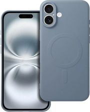 silicone mag cover case compatible with magsafe for iphone 16 plus light blue photo