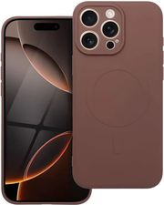 silicone mag cover case compatible with magsafe for iphone 16 pro max brown photo