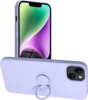 silicone ring case for iphone 14 plus violet photo