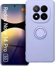 silicone ring case for xiaomi redmi note 14 pro 5g violet photo