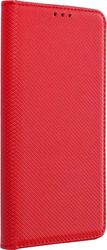 smart case book for iphone 16 plus red photo