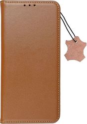 smart pro book leather case for xiaomi redmi note 14 5g brown photo