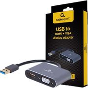 cablexpert 4k usb to hdmi vga display adapter space grey retail pack a usb3 hdmivga 01 photo