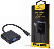 cablexpert usb type c to vga adapter cable 15cm black retail pack a cm vgaf 01 photo cablexpert usb type c to vga adapter cable 15cm black retail pack a cm vgaf 01 photo