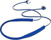 toshiba audio active fit 3 bluetooth silicon neck earbuds blue rze bt600 blu photo