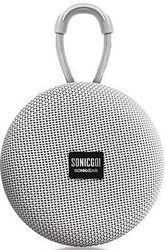 sonicgear sonicgo 2 bluetooth 53 portable speaker with mic fm radio usb playback grey sonicgo2 gr photo