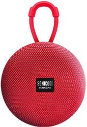 sonicgear sonicgo 2 bluetooth 53 portable speaker with mic fm radio usb playback red sonicgo2 rd photo