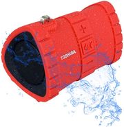 toshiba audio floating waterproof bluetooth speaker red ty wsp100 red photo