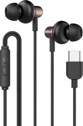 sonicgear type c earbuds hyperbass buds 1 gun metal photo