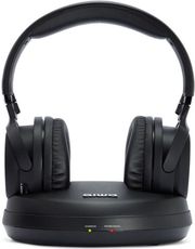 aiwa wireless stereo tv rf headphone system black whf 930d photo aiwa wireless stereo tv rf headphone system black whf 930d photo