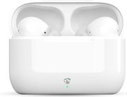 nedis hpbt2425wt fully wireless bluetooth earphones with enc built in microphone white photo
