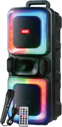 xo f55 boat forito tws ixeio bluetooth me asyrmato mikrofono tilexeiristirio kai rgb fotismo 20w