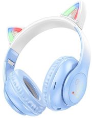 lamtech bt53 kids headphones crystal blue doggy dog lam980510 photo