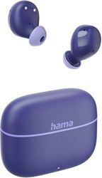hama freedom buddy ii bluetooth headphones tws earbuds voice control purple photo