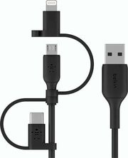 belkin boost charge univ cable 12m lightn micro usb c usb a photo