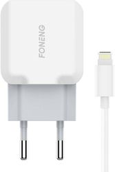 power bank foneng px129 mini 225w 10000mah with 2 ports dark grey photo