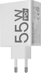 blackview type c gan power adapter 55w white bv pa 55w
