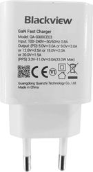 blackview type c gan power adapter 30 33w white bv pa 30 33w