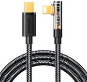 joyroom s c lightning angle 20w 12m usb to usb c lightning cable s cl020a6 black photo