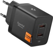 spigen essential 47w wall charger ee472eu black photo