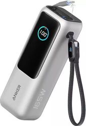 powerbank anker 25000mah 165w qc pd silver a1695h41