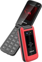 kinitoaiwa slim bt clamshell 4g flip style dual sim phone red fp 30 4g rd photo