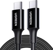 ugreen type c to type c cable us300 80371 100w 5a 1m black photo ugreen type c to type c cable us300 80371 100w 5a 1m black photo