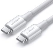 ugreen type c to type c cable us300 100w 5a 1m white photo ugreen type c to type c cable us300 100w 5a 1m white photo