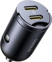 baseus car charger tiny star 30w 3a 2 x type c black c00035001121 03 photo