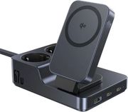 baseus nomos nd11 qi desktop charger 6in1 67w 335a 1 x usb a 2 x schuko 2 x type c black photo baseus nomos nd11 qi desktop charger 6in1 67w 335a 1 x usb a 2 x schuko 2 x type c black photo
