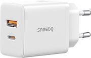 baseus wall charger cube 20w 3a 1 x usb a 1 x type c white p10111403213 00 photo