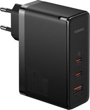baseus wall charger gan5 pro 160w 5a 1 x usb a 2 x type c with type c cable black photo baseus wall charger gan5 pro 160w 5a 1 x usb a 2 x type c with type c cable black photo