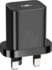 baseus wall charger super si uk 20w 3a 1 x type c black photo