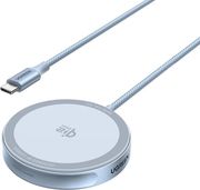 ugreen wireless charger magflow 25w blue photo ugreen wireless charger magflow 25w blue photo