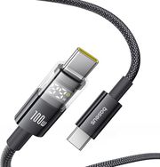 baseus display 2 100w 5a type c to type c cable 1m black photo