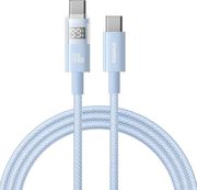 baseus display 2 100w 5a type c to type c cable 1m blue