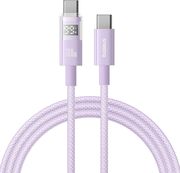 baseus display 2 100w 5a type c to type c cable 1m purple