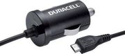 car fast charger duracell with built in micro usb cable black photo