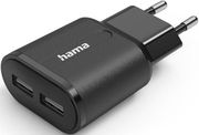 hama fortistis me ensomatomeno kalodio me 2 thyres usb a 12w mayros 00201971 photo