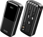 power bank 20000mah pd 225w wk wp 66 2 ports with cable usb c lightning micro usb black photo power bank 20000mah pd 225w wk wp 66 2 ports with cable usb c lightning micro usb black photo