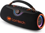 lamtech portable wireless v53 speaker 80w black orange lam980947 photo