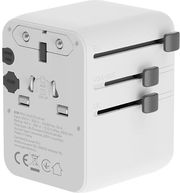 gembird universal travel power adapter 70 w white photo