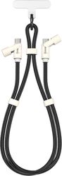 sbox cable type c to type c lanyard 15m black type c lanyard 15m b